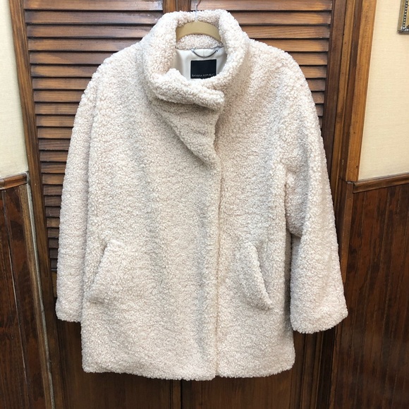 Banana republic sherpa coat Outlet